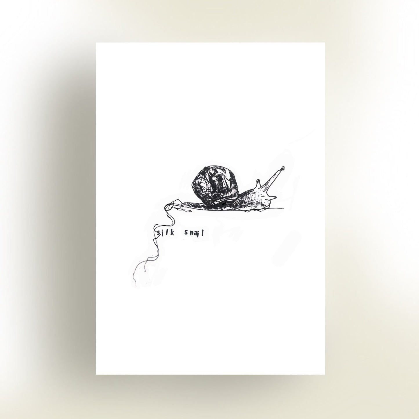 Silk Snail Print