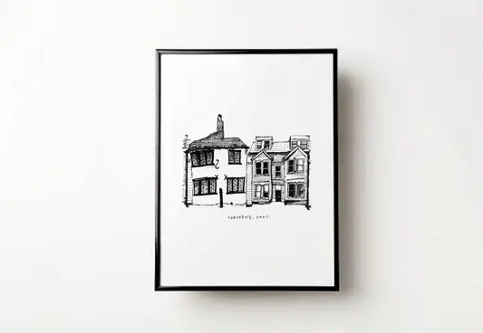 Canterbury Kent Print