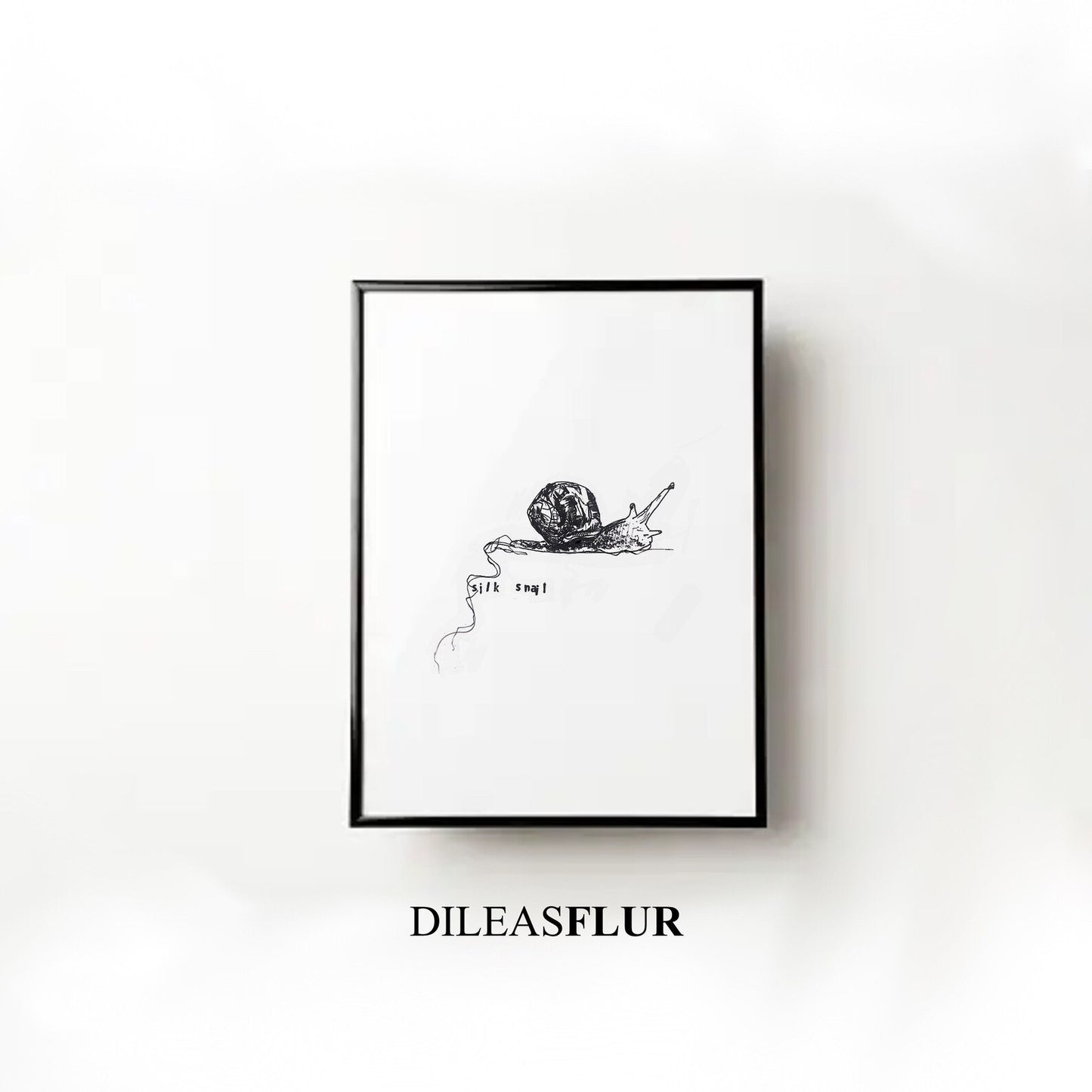 Silk Snail Print