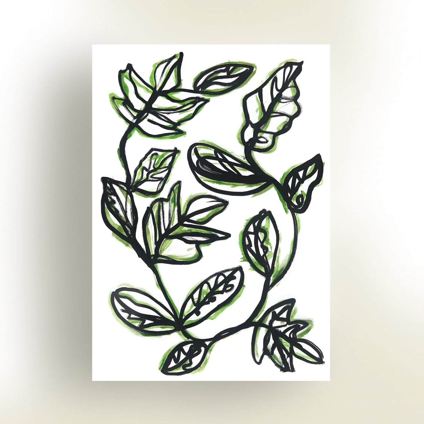 Leafy Labrinth Print