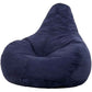 Navy Blue Large Adult Bean Bag Chair (with Filling)