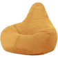 Yellow Large Adult Bean Bag Chair (with Filling)