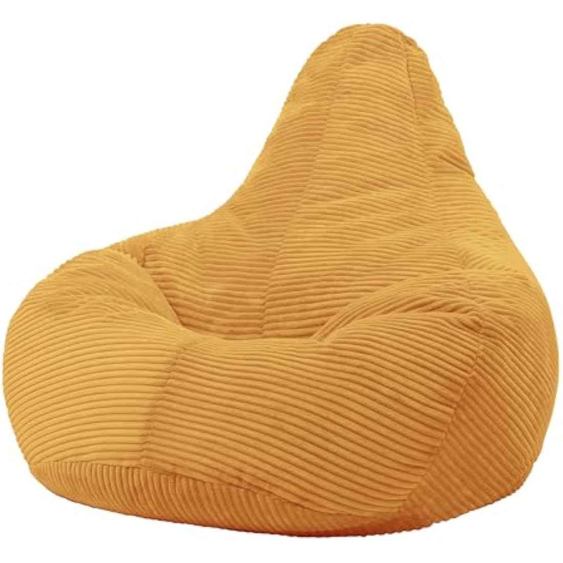 Yellow Large Adult Bean Bag Chair (with Filling)