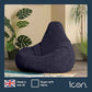 Navy Blue Large Adult Bean Bag Chair (with Filling)