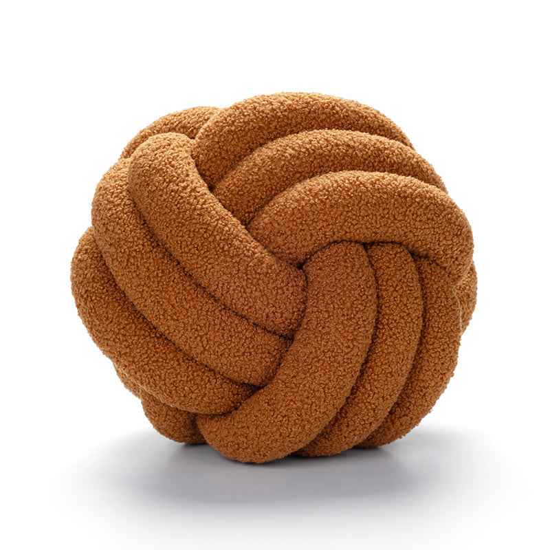 Knot Spherical Cushion – Nordic Round Decorative Pillow, 22cm & 28cm, Multiple Colours