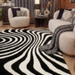 Striped Wavy Rug – Modern Decorative Floor Rug for Living Room & Bedroom