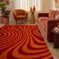 Joli Striped Red & Orange Rug