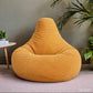Yellow Large Adult Bean Bag Chair (with Filling)