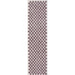 Moodi Shaggy Purple Mosscheck Rug
