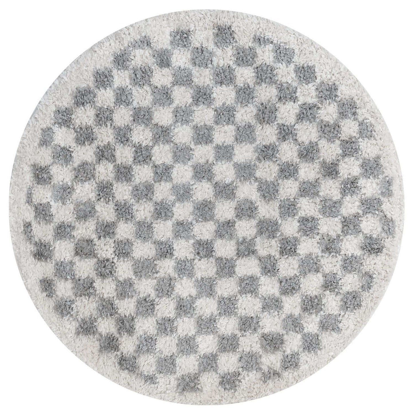 Moodi Shaggy Grey Mulberry Rug