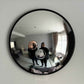 Bubble Mirror – 50.5cm Convex Wall Mirror with Matte Metal Frame (Gold, Black, Silver, Copper)