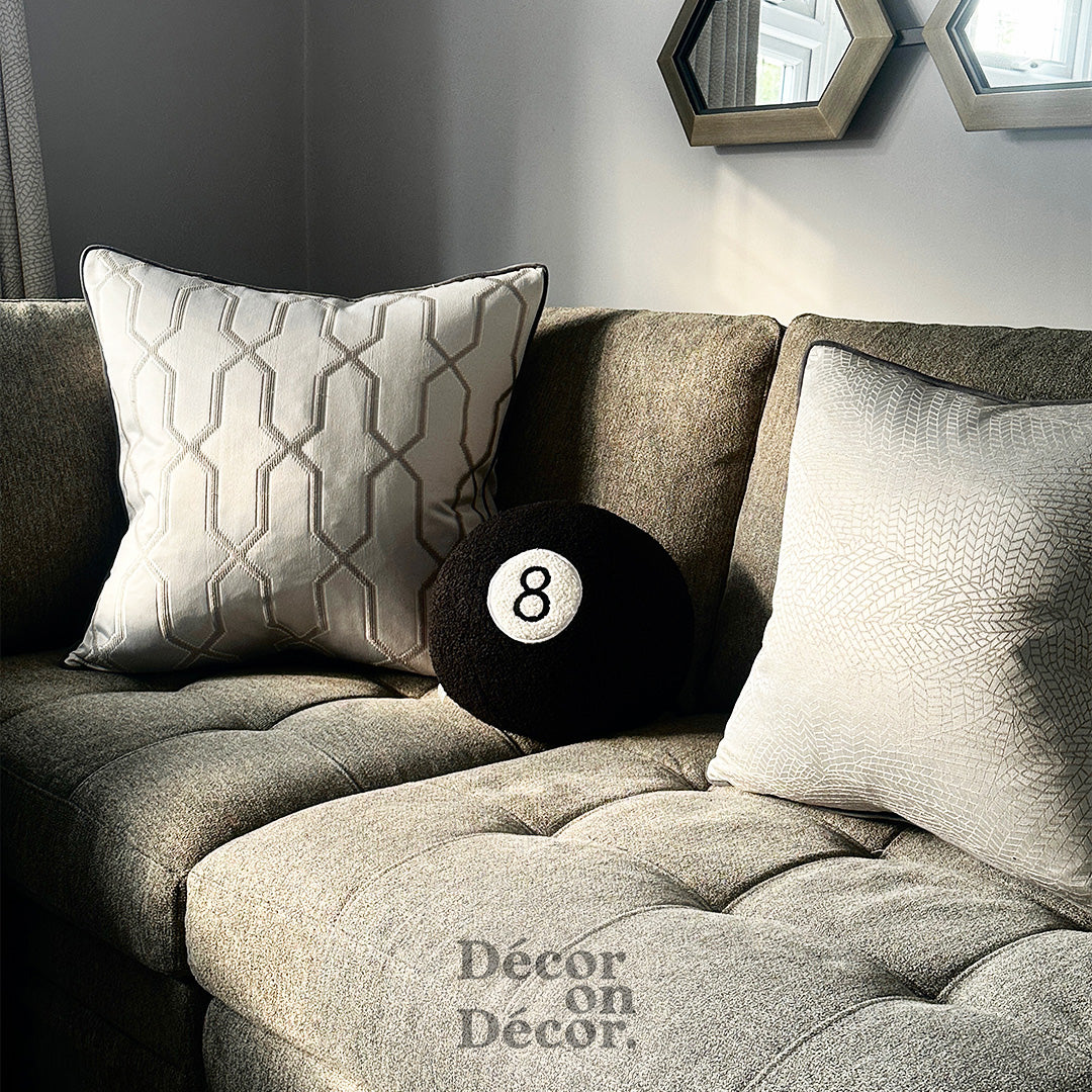 8 Ball Sphere Cushion