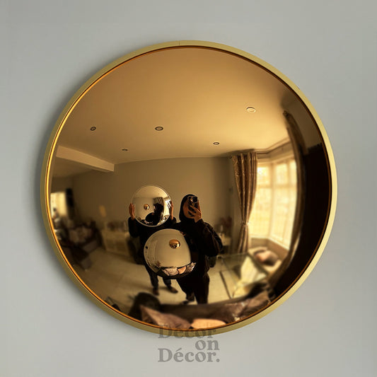 Gold Bubble Interactive Mirror (Gold Frame)