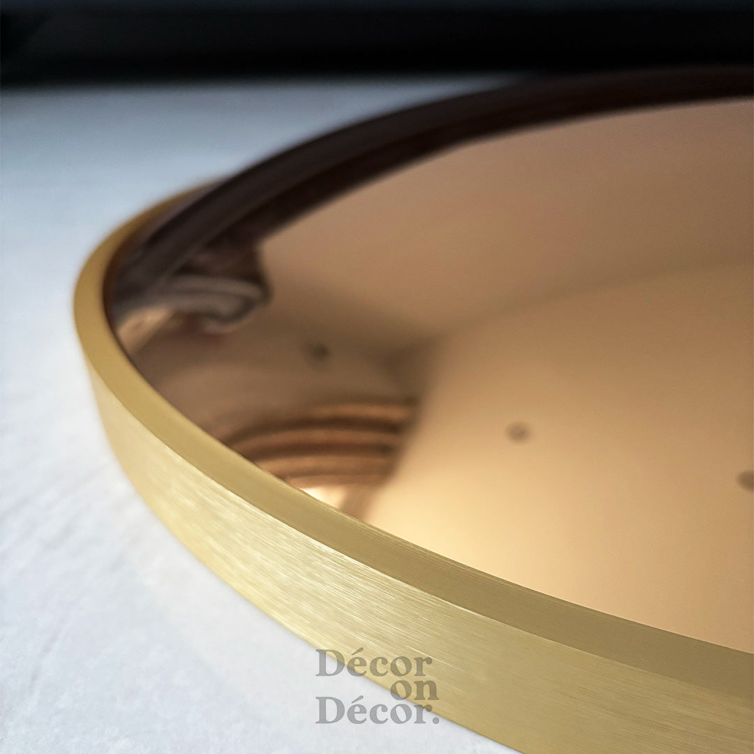 Gold Bubble Interactive Mirror (Gold Frame)