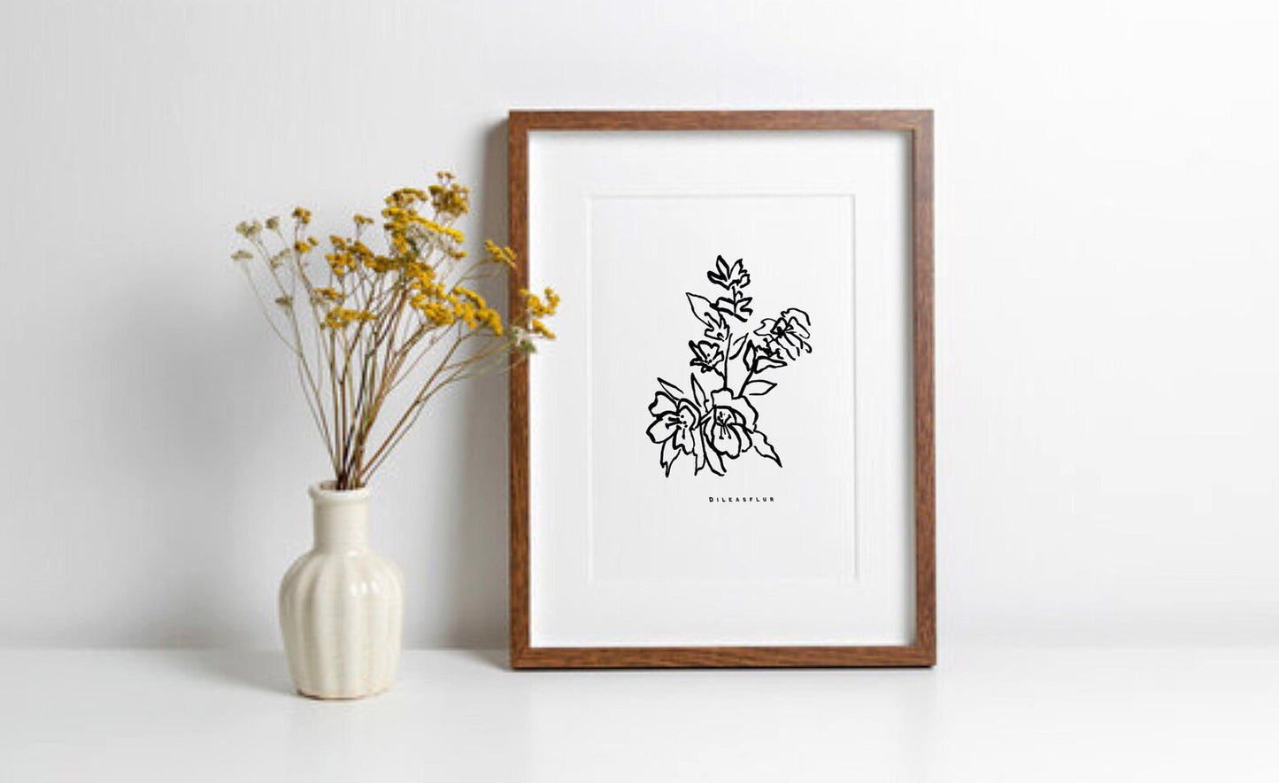 Botanical Outlines Print