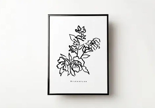 Botanical Outlines Print