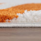 Joli Geometric Orange & White Rug