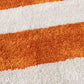 Joli Geometric Orange & White Rug