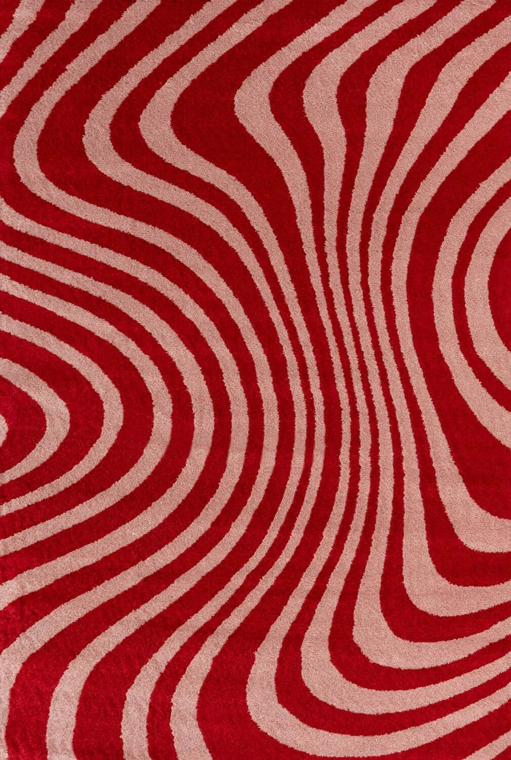 Joli Striped Red & Pink Rug