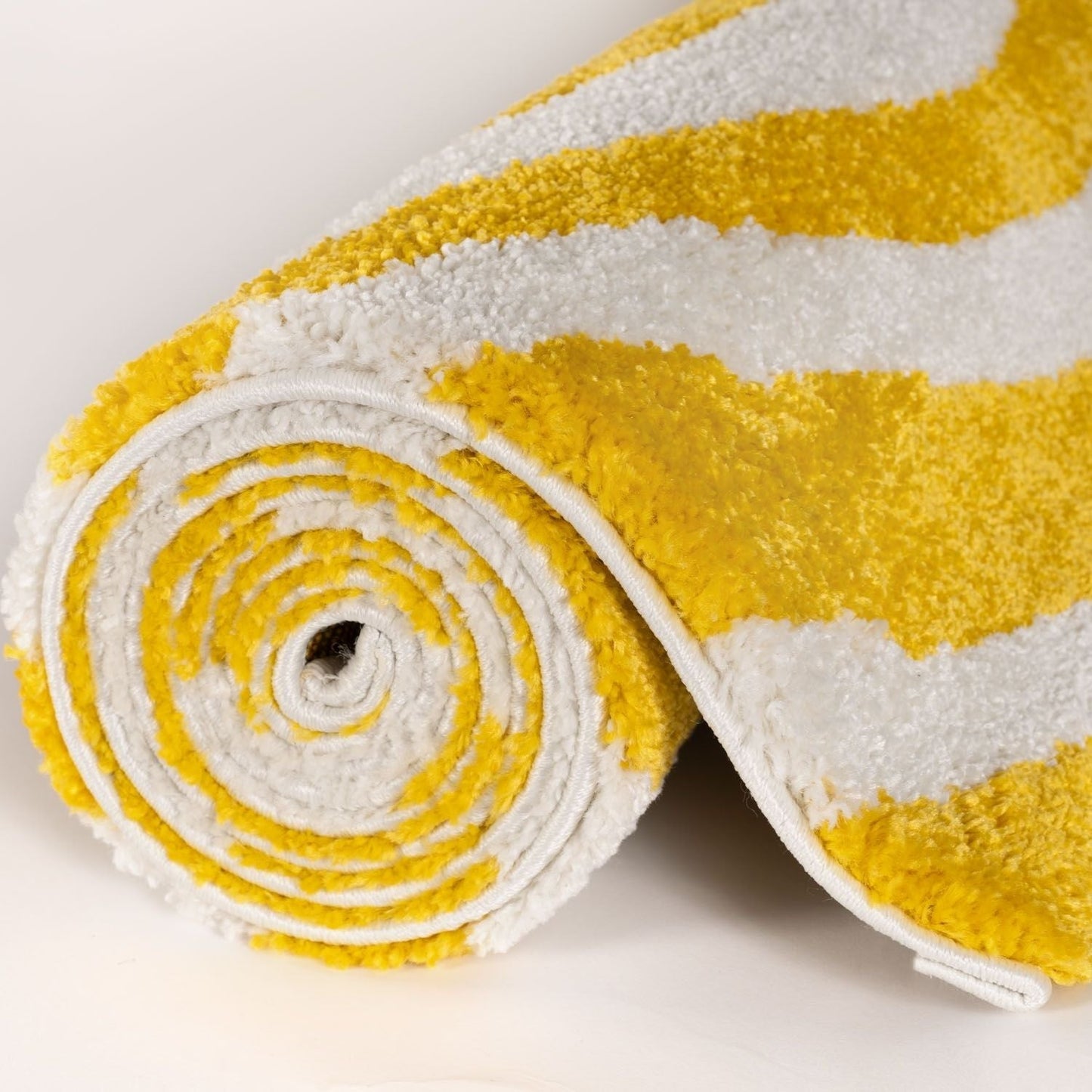 Joli Striped Yellow & White Rug