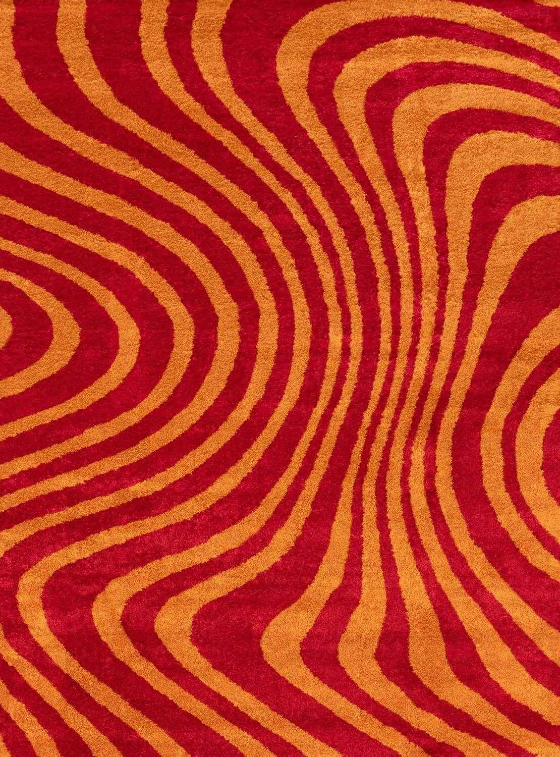 Joli Striped Red & Orange Rug