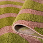 Joli Striped Green & Pink Rug