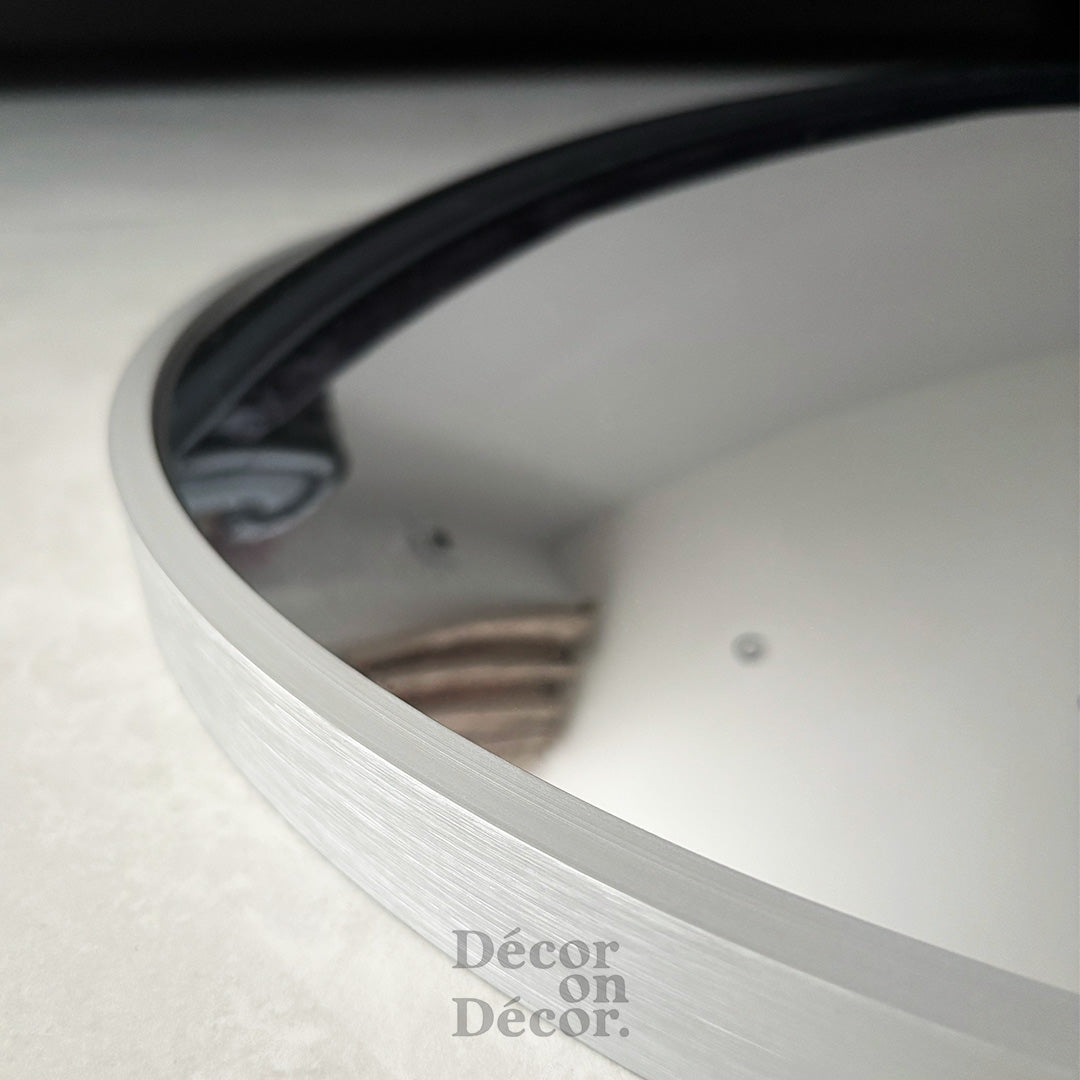 Silver Bubble Interactive Mirror (Silver Frame)