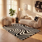 Striped Wavy Rug – Modern Decorative Floor Rug for Living Room & Bedroom